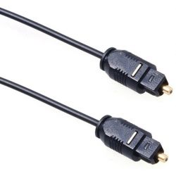 Câble Audio Numérique Optique 1.5m Toslink Slim