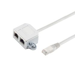 Ethernet / Ethernet 5e adaptador de cabo de conexão 0.1m