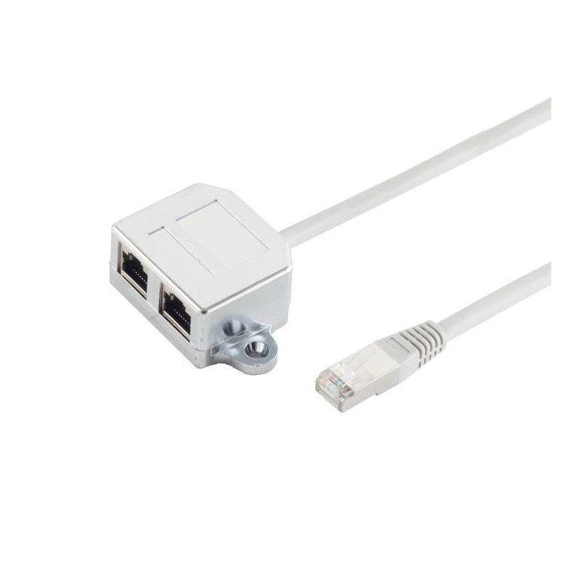Ethernet / Ethernet 5e connection cable adapter 0.1m