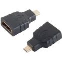 Adaptador HDMI-A Hembra a mini HDMI-D macho