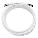 Coaxial extension F male - IEC male White 5m Televes