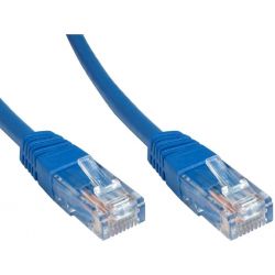 Cable de red RJ45 1m Cat 6a S/FTP PIMF y LSZH 500MHz azul