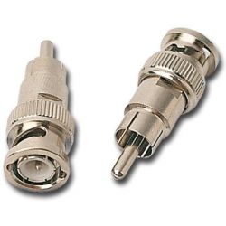 BNC male to RCA connector