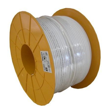 Bobina de plástico 250m cable coaxial SK2000plus Blanco Televes
