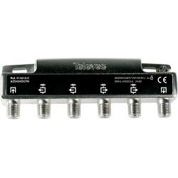 Shunt 5-2400MHz connector F 4 outputs with DC step 24dB C Televes