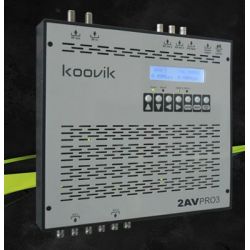Koovik  2AVPro3  encoder A/V SD MPEG-2 , modulador TDT y streamer