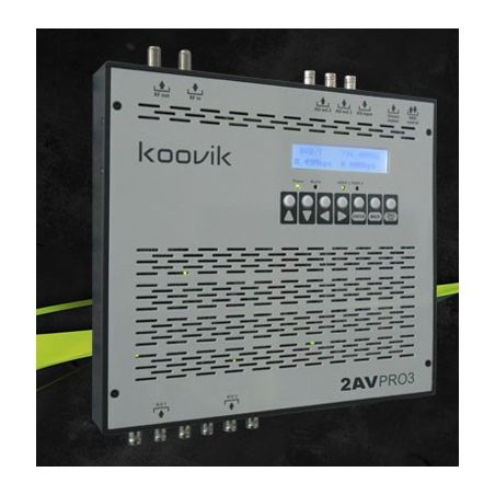 Koovik  2AVPro3  encoder A/V SD MPEG-2 , modulador TDT y streamer