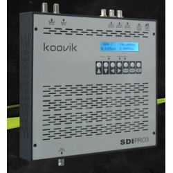 Koovik Encoder SDI, modulador TDT HD y streamer IP COFDM DVB-T 1080p Gigabit