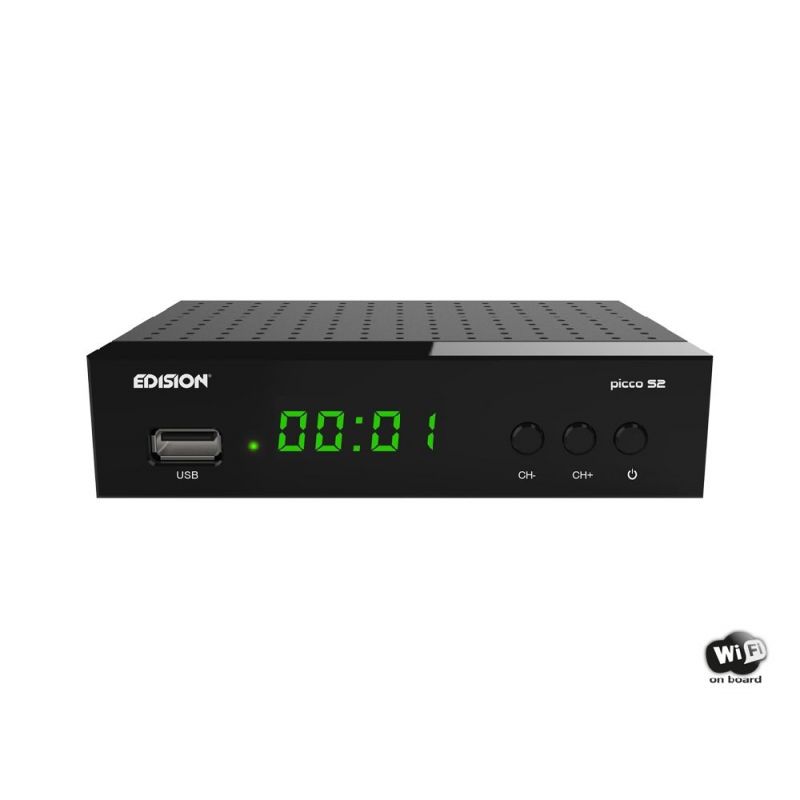 Edision Picco S2 - Receptor de satélite DVB-S2, WiFi