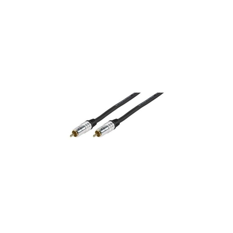 Cable Audio Digital Coaxial 1,5m Fonestar AA-770 Libre de oxigeno