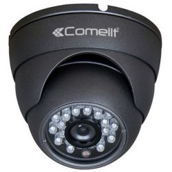 Comelit SCAM138A/G Caméra minidôme 800TVL, 2,8-12MM, IR 30M, IP66, Grise