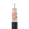 Coil of cardboard m coaxial cable T100plus Eca/A 16VRtC Black Televes