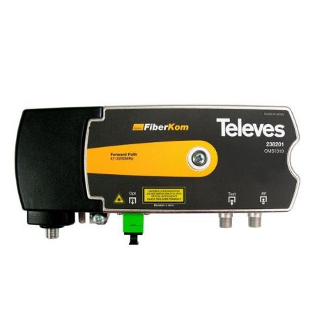 Televes FIBERKOM Transmissor de fibra óptica TX.FO 1310nm SC/APC 3dBm S/RET