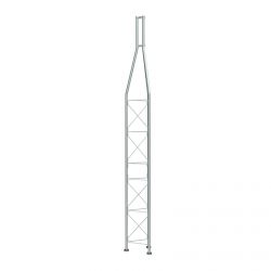 Upper section Tower 360 Galvanized hot 3m Televes