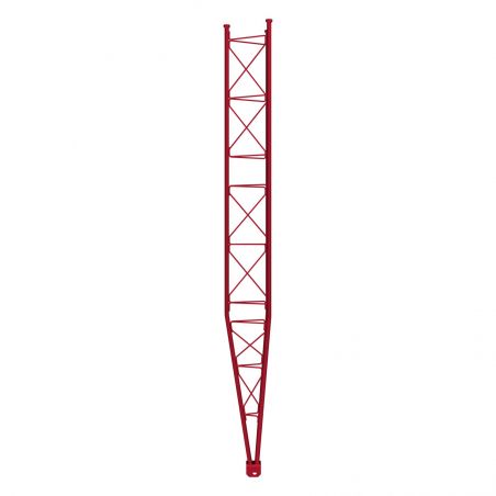 Torre de braço oscilante de seção inferior 360 galvanizado quente 3m Vermelho Televes