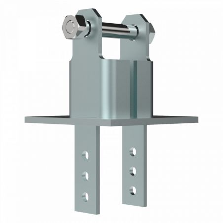 Pivoting embedded base Tower 360 Hot-Dip Galvanizing Televes