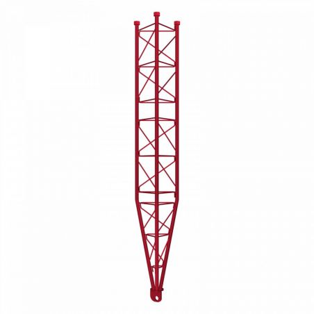 Lower section swingarm Tower 450 Galvanized hot 3m Red Televes
