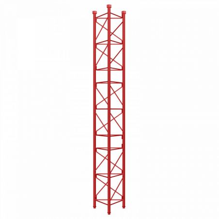 Tramo intermedio Torre 450 Galvanizado caliente 3m Rojo Televes