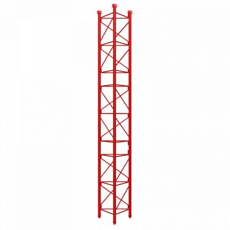 Seção intermediária reforçada Hot galvanizado 3m torre série 450 Vermelho Televes