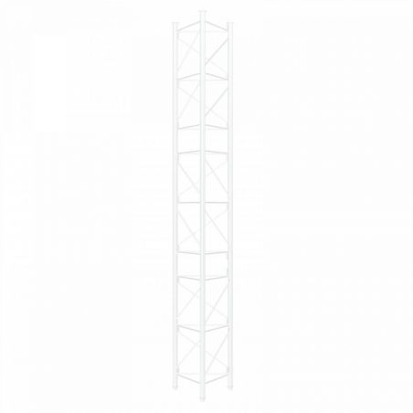 Seção intermediária reforçada Hot galvanizado 3m torre série 450 Branco Televes