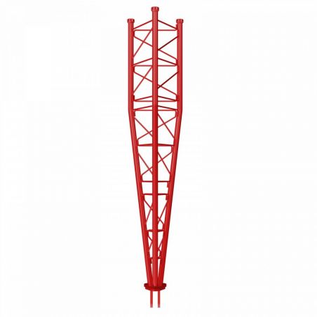 Braço oscilante de seção inferior Galvanizado 3m torre torreta série 550 Red Televes
