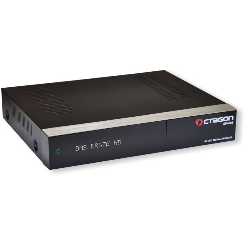 Octagon SF4008 Triple 4K 3X DVB-C/T2 Hybrid HEVC H.265 E2 Linux UHD Receiver 1 TB HDD 
