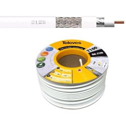 Cable Coaxial T100 PVC Eca/ A 16VAtC BL. 100m