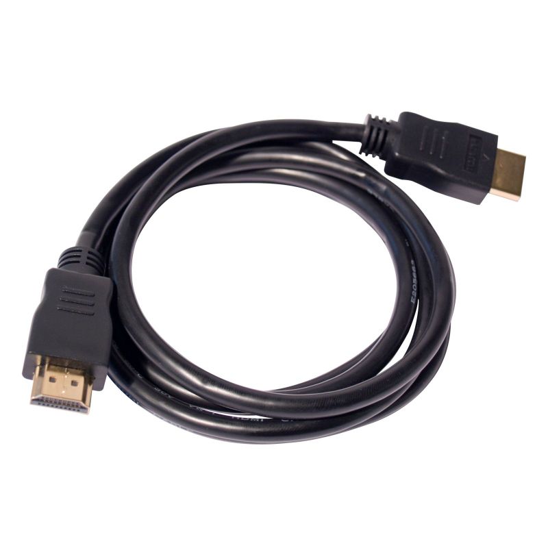 Câble HDMI haute vitesse avec Ethernet mâle - mâle Noir 1.5m Televes