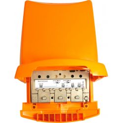 Amplificador de mastro de alto ganho (um canal UHF) 3 entradas UHF(canal)-UHF-VHFmix Televes