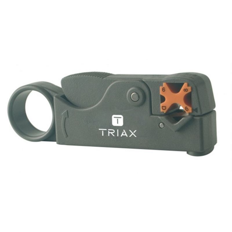 Triax DEN 6768 Cortadora-Peladora para cables RG6