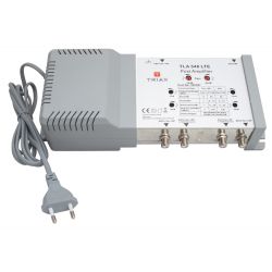 Triax Amplificateur TLA 340 LTE Entrées ligne SAT/1x Sorties TER/RP 2 SAT1+TER+RP/SAT2+TER+RP 2x (30dB TP)