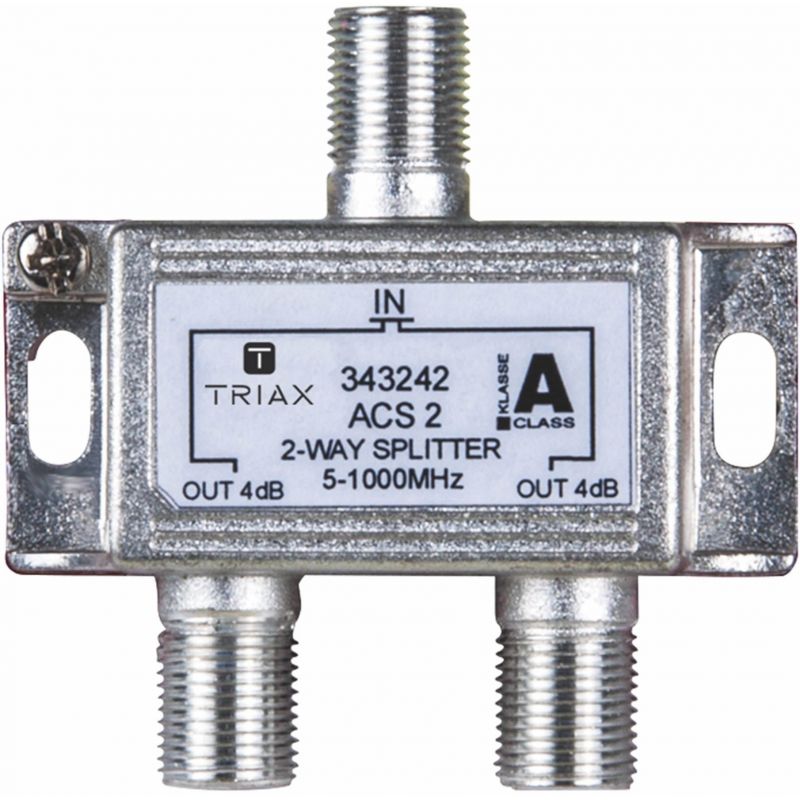 Distribuidor Triax ACS 2 2 saídas F fêmea 5-1000MHz