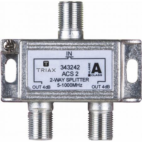 Distribuidor Triax ACS 2 2 saídas F fêmea 5-1000MHz