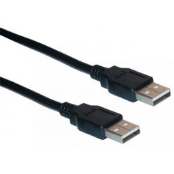Câble USB 1m mâle-mâle, type A