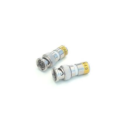 Professionnel et Imperméable 10 pièces Silver Cabelcon Connecteurs à compression F Mâle RG59/6  3.9