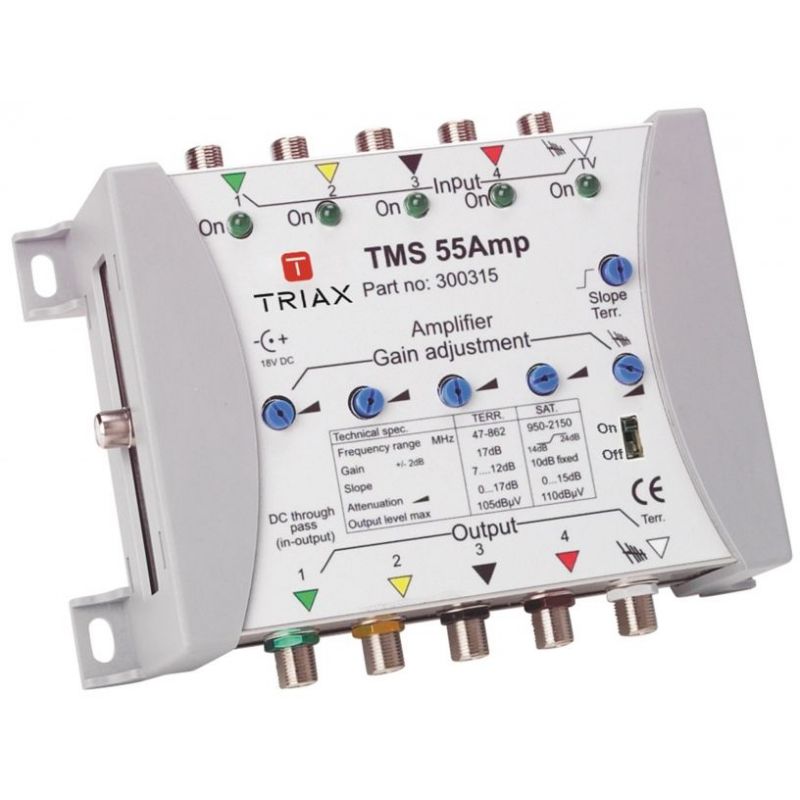 Triax Amplificador satelital TMS 55 AM