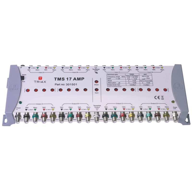 Triax TMS 17 Amplifier IF 17 inputs and 17 outputs
