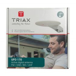 Triax UFO 170 LTE 700 Antena para exterior bandas FM+VHF+UHF (C48) (G28 dB)