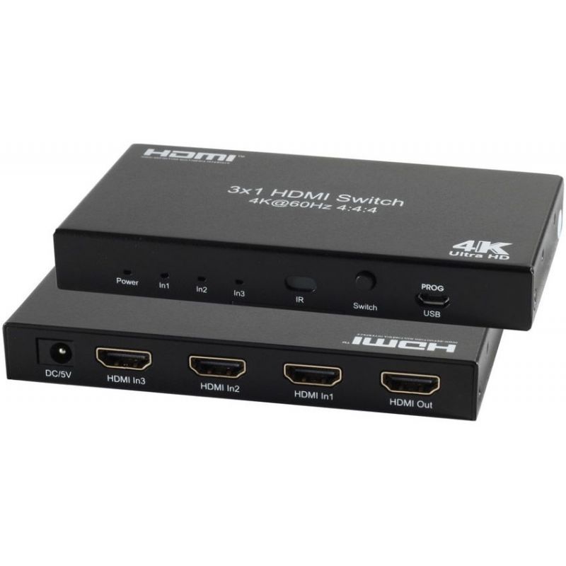 Switch Hdmi 3x1 Multiplicador De Puertos Hdmi