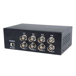 BA704-POC - POC receiver box, Optimized for HDTVI / HDCVI / AHD, 4…