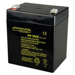 BAT1245-MV - Rechargeable battery, Lead-acid, Voltage 12 V,…