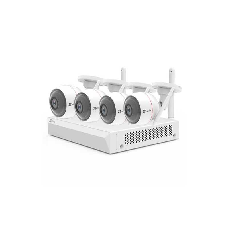 Ezviz EZ-BW2424-B1E10 - EZVIZ Video Surveillance Kit, 1 x 4-channels NVR, 4 IP…