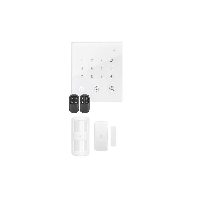 Chuango GO2 - Kit d'alarme domestique, Panneau tactile avec module…