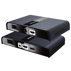 HDMI-EXT-PLC - Extensor HDMI por red eléctrica, Emisor y receptor,…