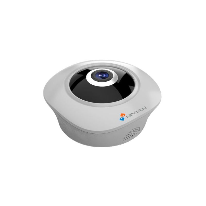 Nivian NV-IPDM360A-2W -, IP Fisheye Camera, Resolution 2Mpx (1600x1200),…