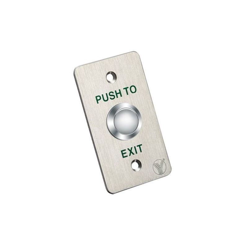 PBK-810B - Door release button, Double function: NO/NC, Flush or…