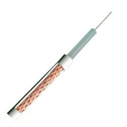 RG59-100B - Coaxial cable RG59, Video, Bobbin of 100 meters, White…