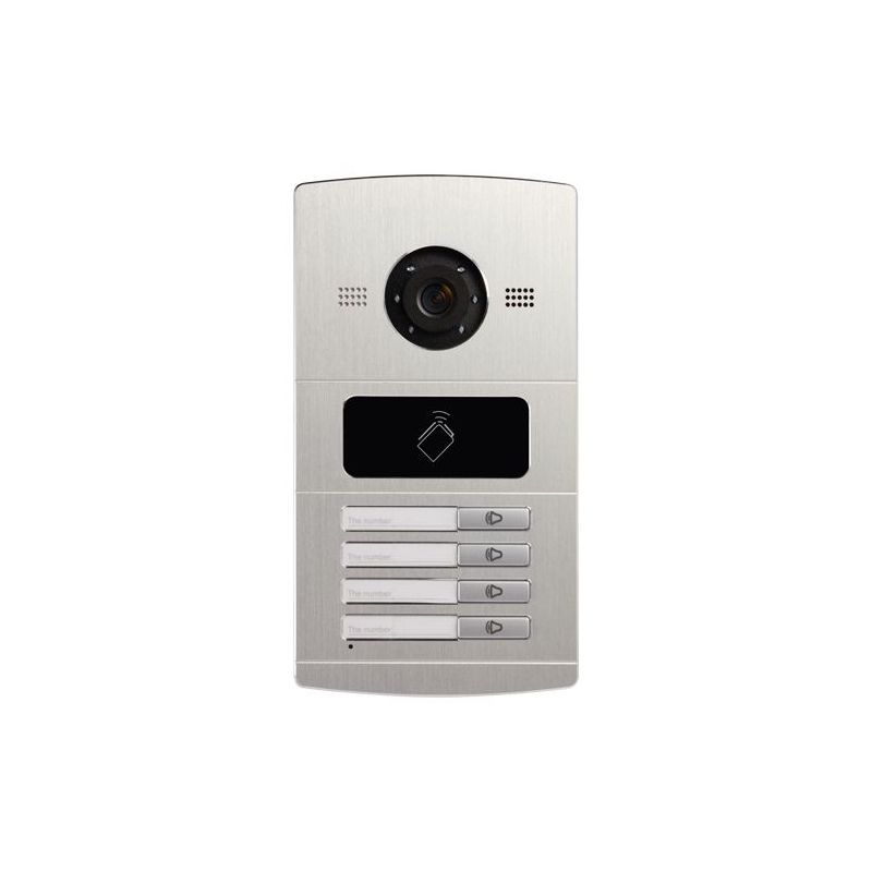 Safire SF-VI108E-IP - Videoportero IP para 4 apartamentos, Cámara 1,3Mpx,…