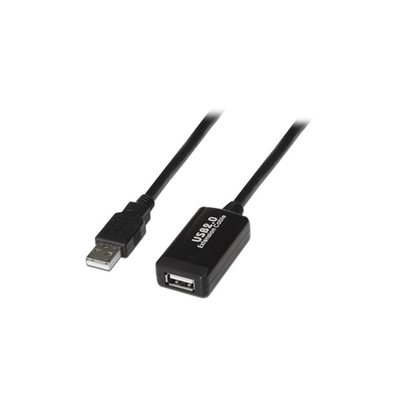 USB1-5 - USB extender 2.0, Length 5,0 m, USB A connectors M/F,…