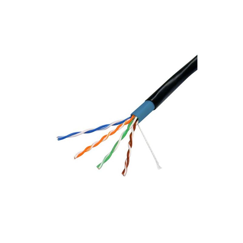 UTP5E-300-OUTDOOR - UTP cable, Category 5E, Bobbin of 305 meters, Black…